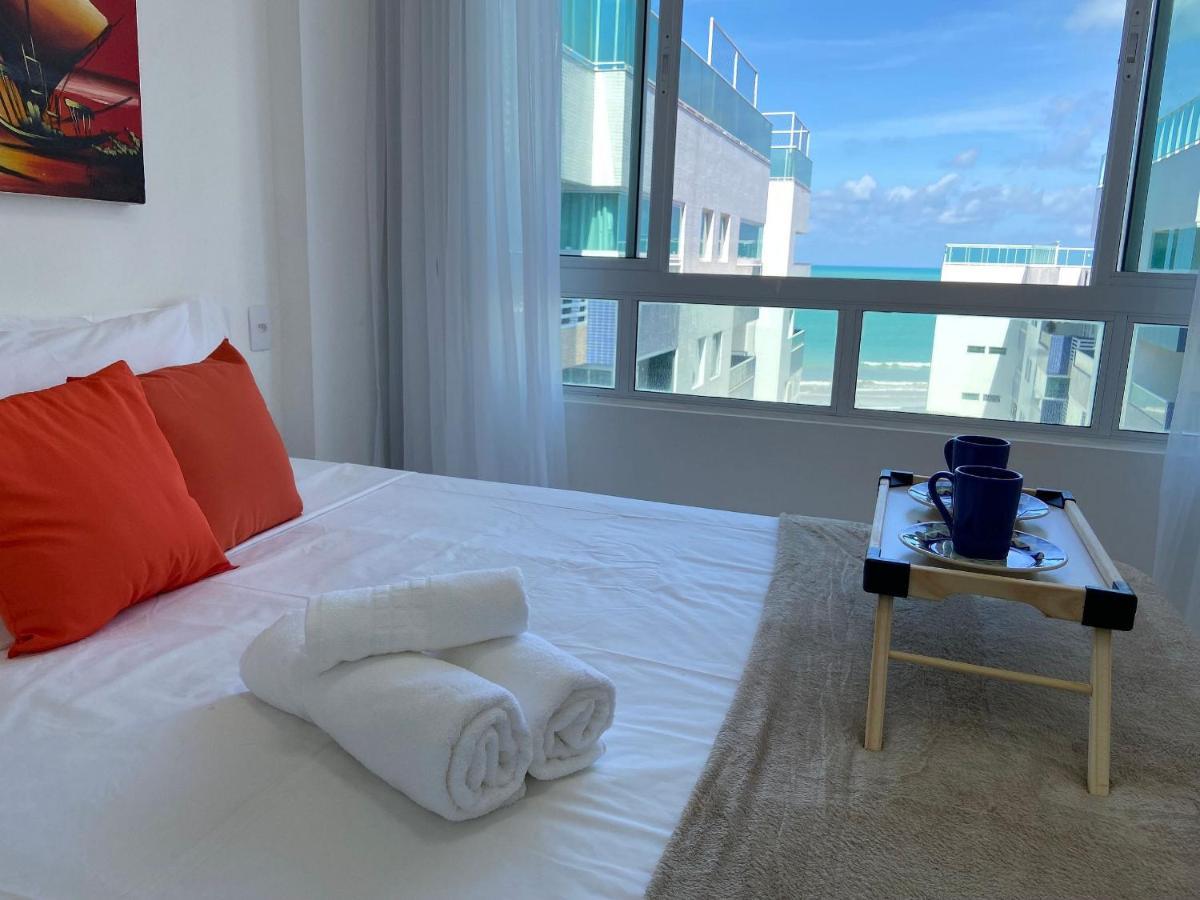 Bela Hospedagem - Pe Na Areia No Bessa, Wifi C/Vista Piscina E Mar โจเอาเปสโซอา ภายนอก รูปภาพ